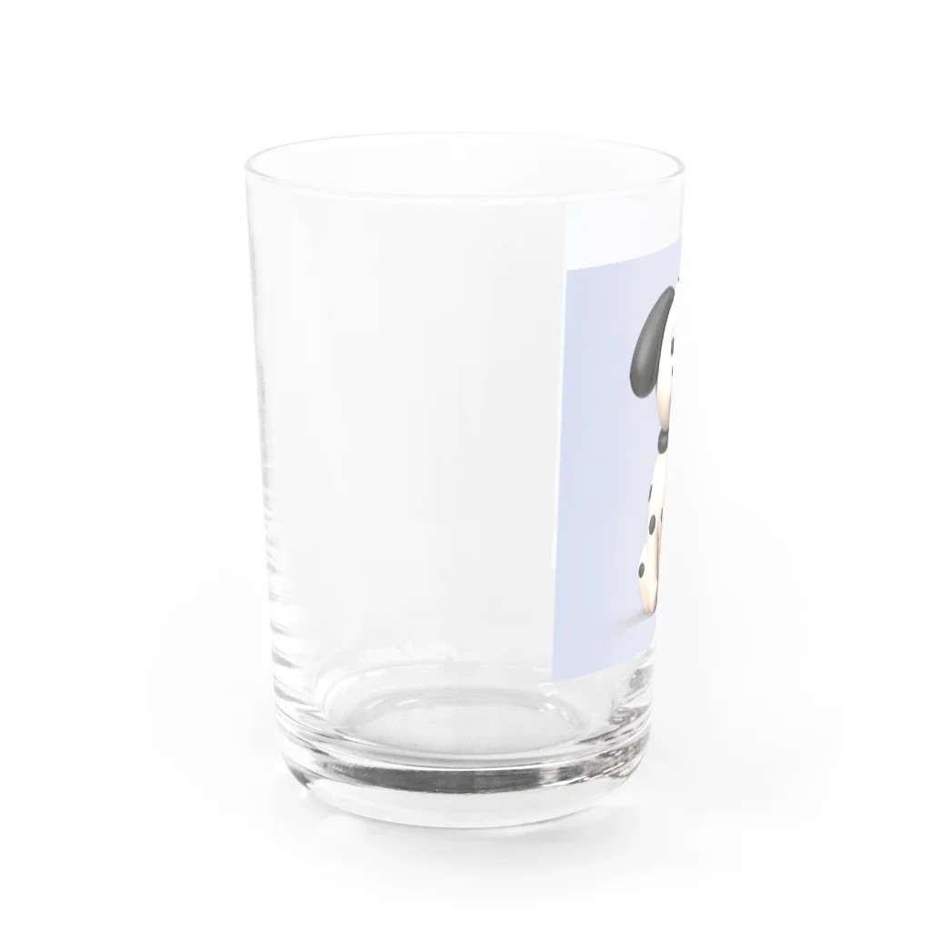 maoluckの置物風ダルメシアン Water Glass :left