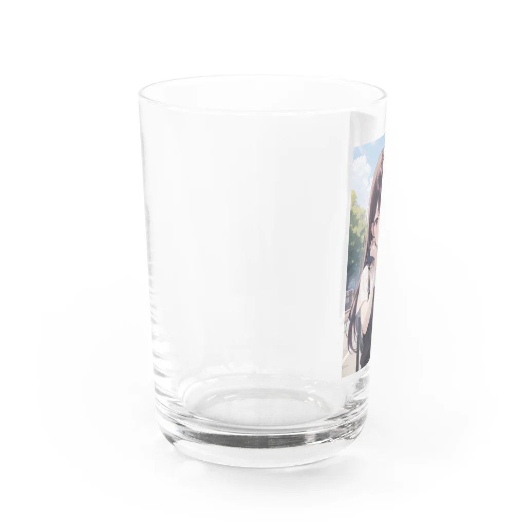 character itemsの黒髪キャラグッツ  Water Glass :left