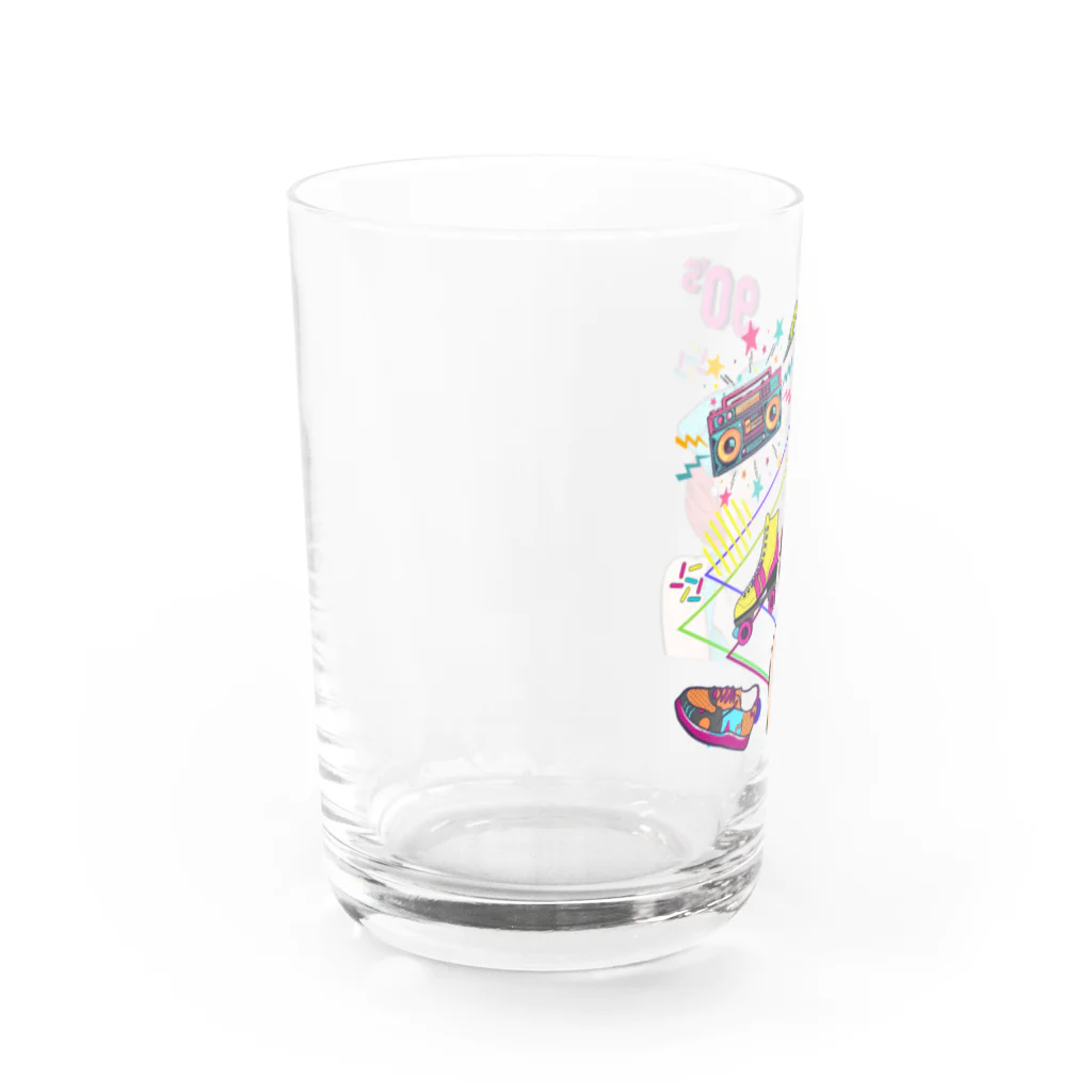 CHIBE86のRetro Vibes　レトロな雰囲気 Water Glass :left