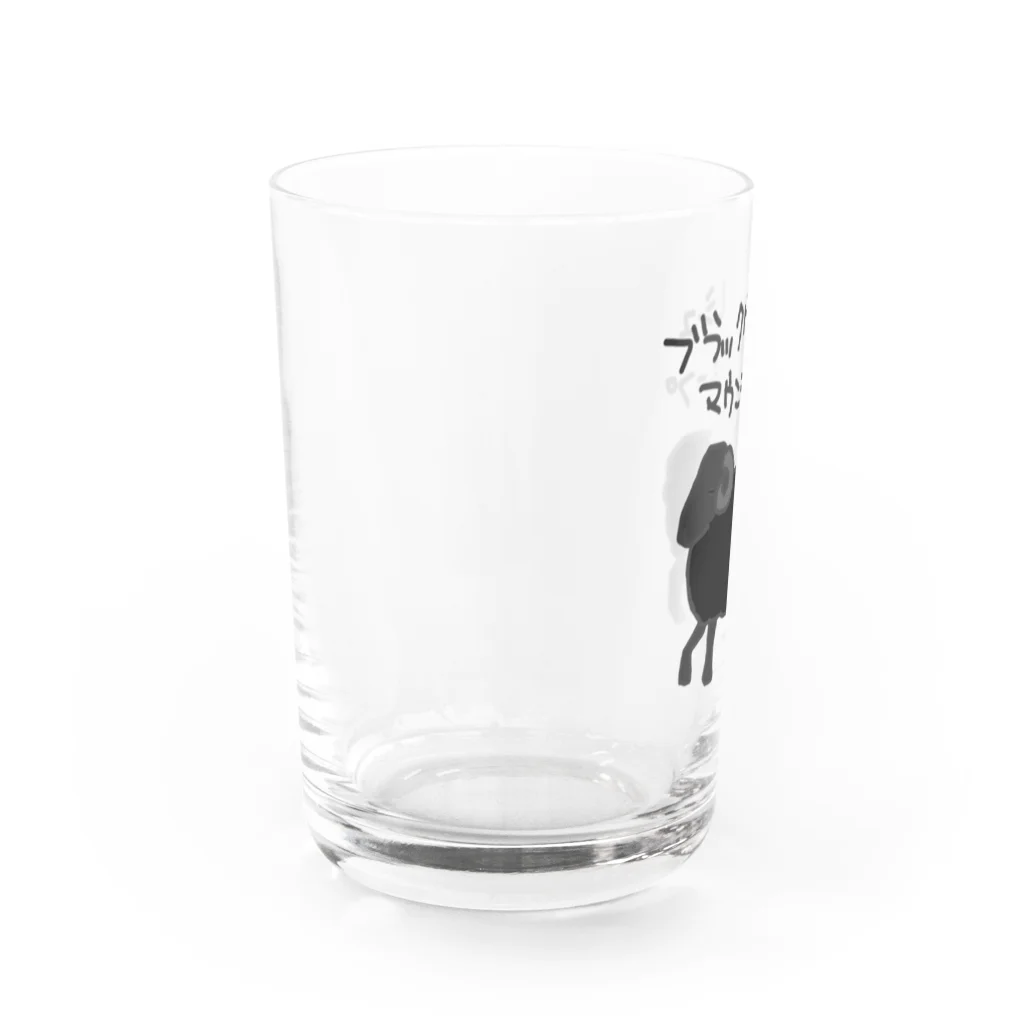 ひつじや のののブラックウェルシュマウンテンシープ Water Glass :left