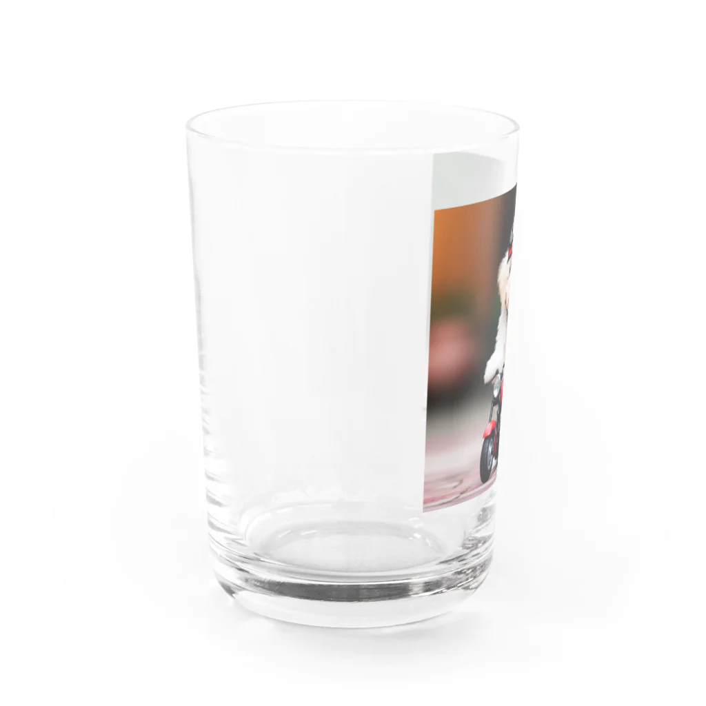 akipon007のワンちゃんと一緒にツーリング！ Water Glass :left