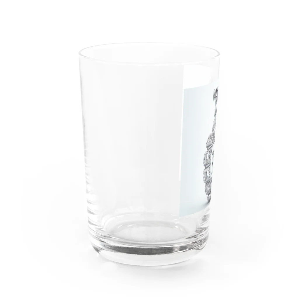 BABYLON  Channel　aiの手榴弾　ダイヤモンド Water Glass :left