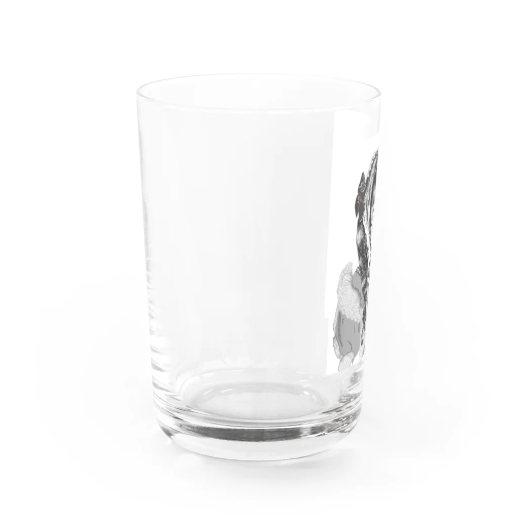 Zukkey_Designのメイドガール Water Glass :left