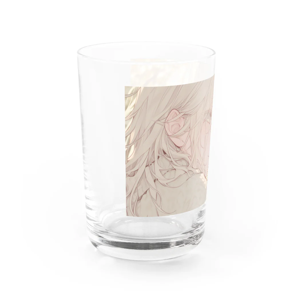 as -AIイラスト- の日向と白猫 Water Glass :left