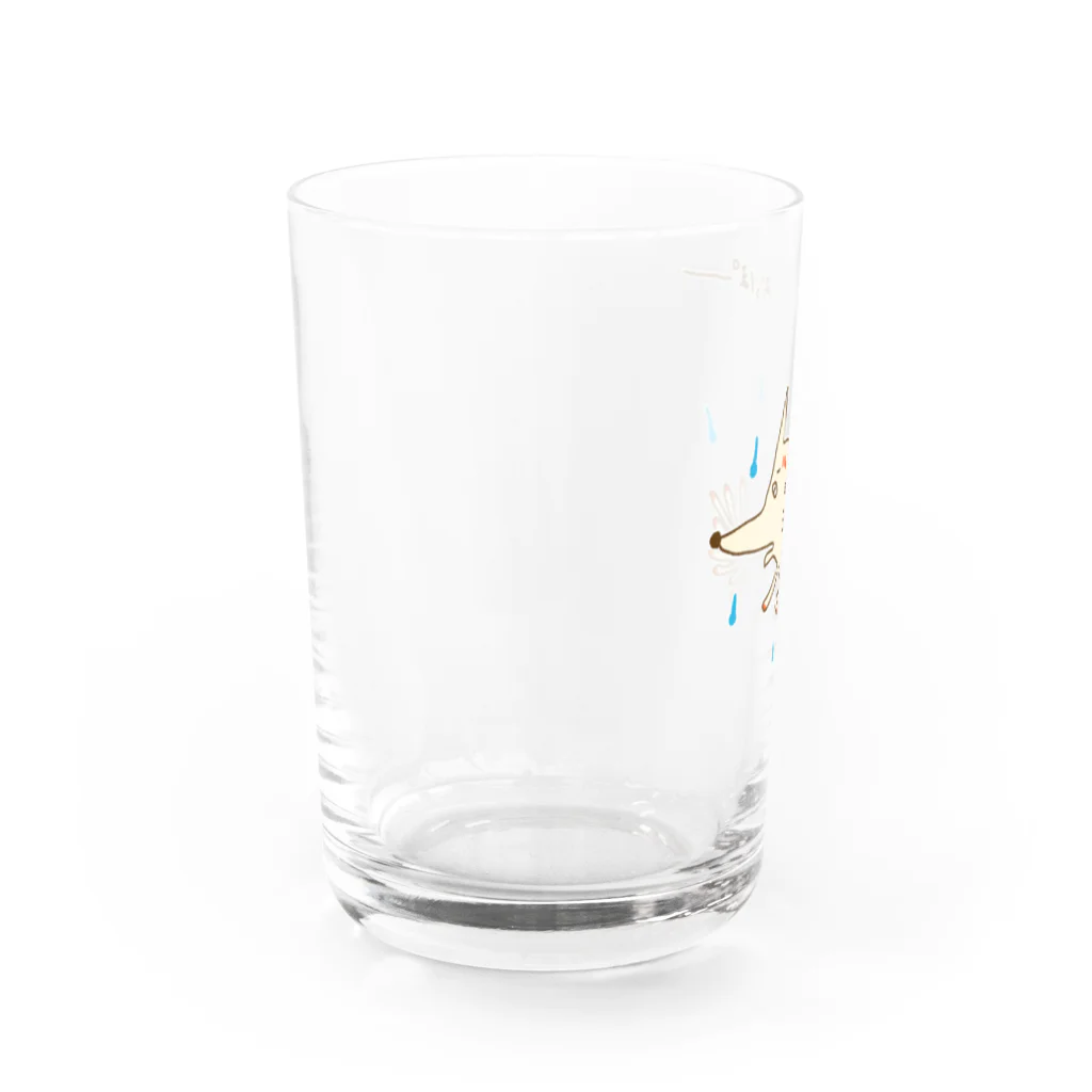 Siderunの館 B2の画伯チックな九尾の狐 Water Glass :left