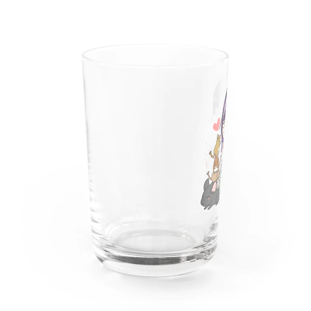 Chinchilla’ｓ（ちんちら～ず）の葉月なちゅえ＆ほわぷりちんちらーずコラボグッズ Water Glass :left