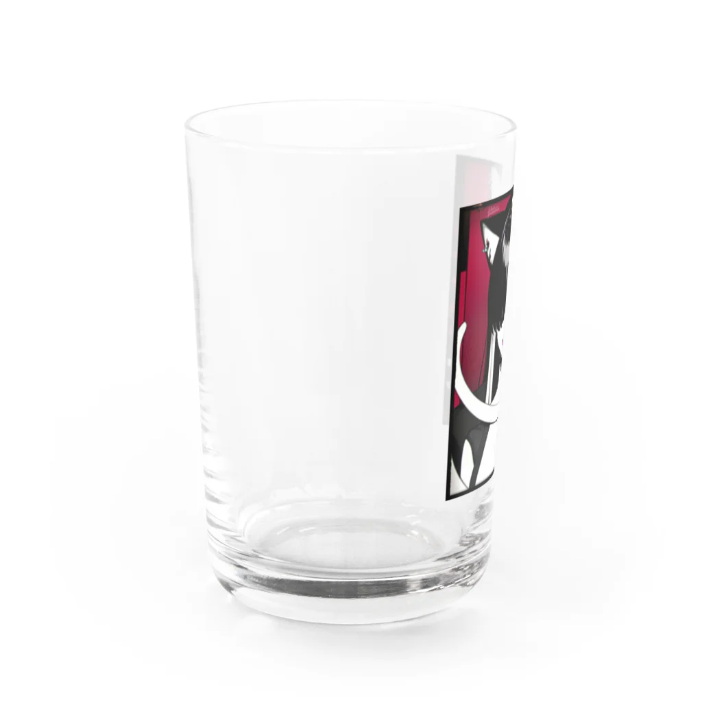 momonekokoの白蛇と獣耳の女性 Water Glass :left