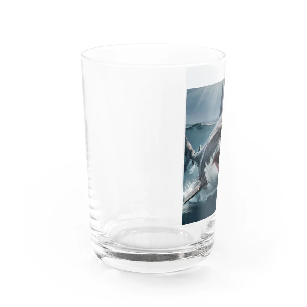 monnzirouのサメ Water Glass :left