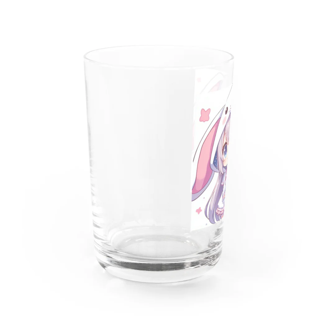 はるちゃん|AIイラスト垢のうさぎ年生まれ うさ美 Water Glass :left