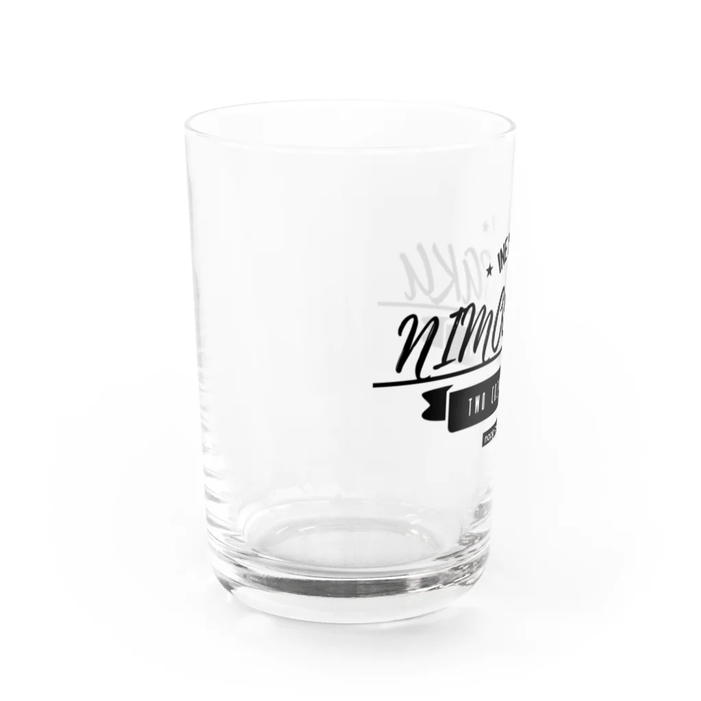 のっぴきならない。のnimousaku Water Glass :left