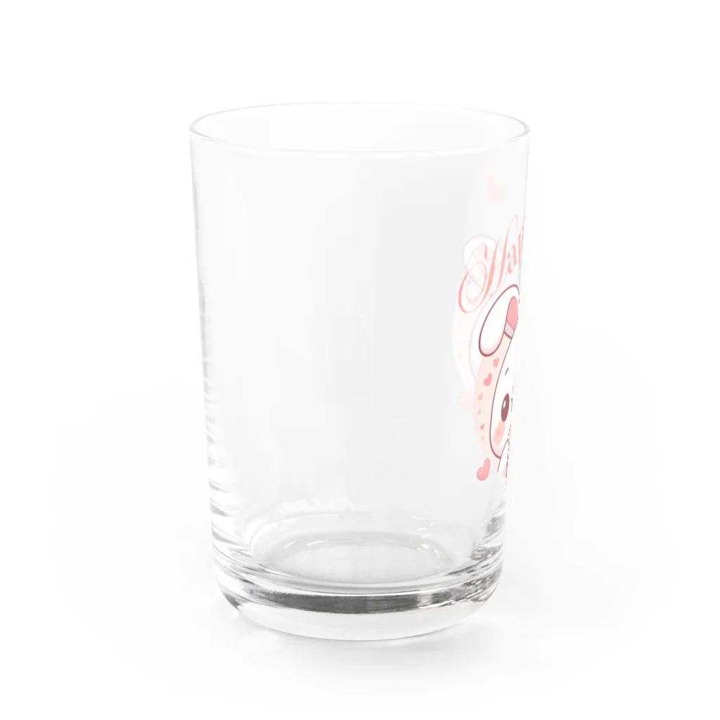 みきころん♡の幸せを呼ぶうさぎ💖 Water Glass :left