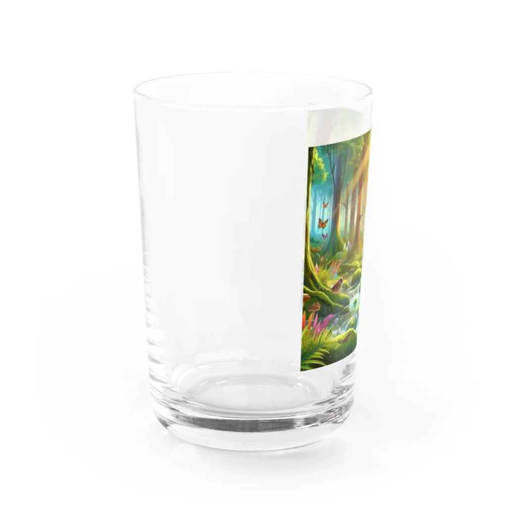 Rパンダ屋の「幻想的な森」グッズ Water Glass :left