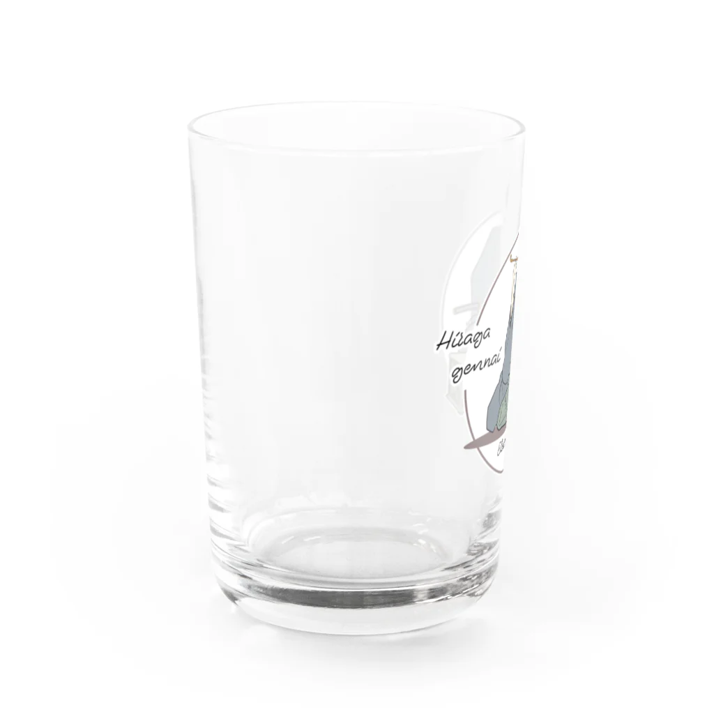 freehandの平賀源内とエレキテル Water Glass :left