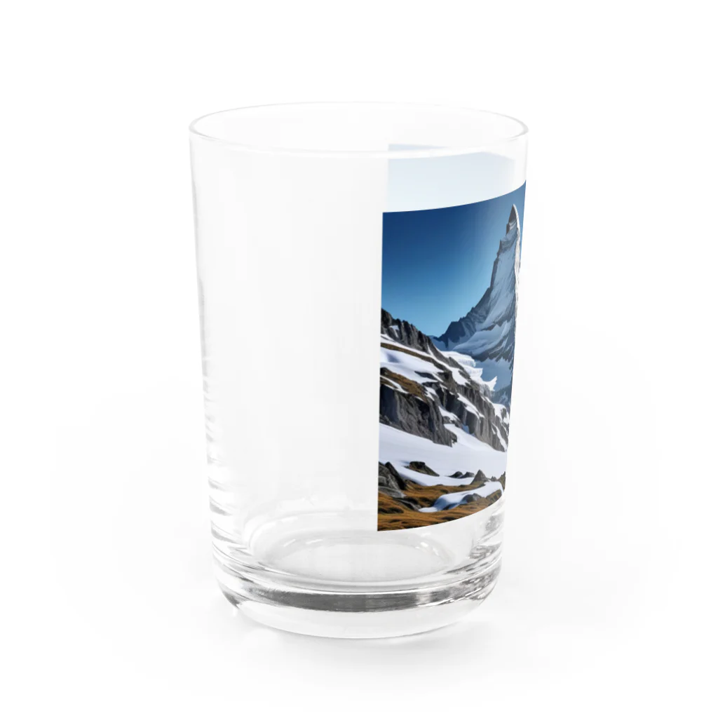 ジャパネットケフィアのアルプスの守り手 マッターホルン(小物) Water Glass :left