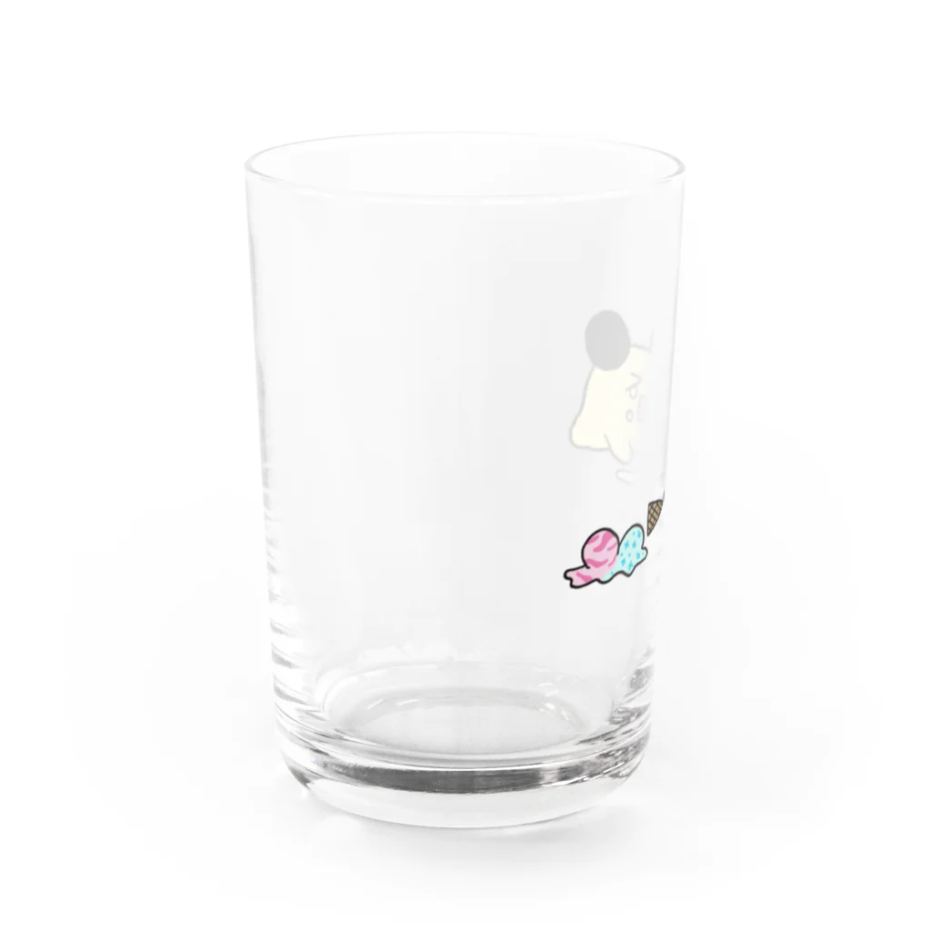 BUTTER no yōsei SHOPのバターの妖精・アイス落としちゃった！ Water Glass :left