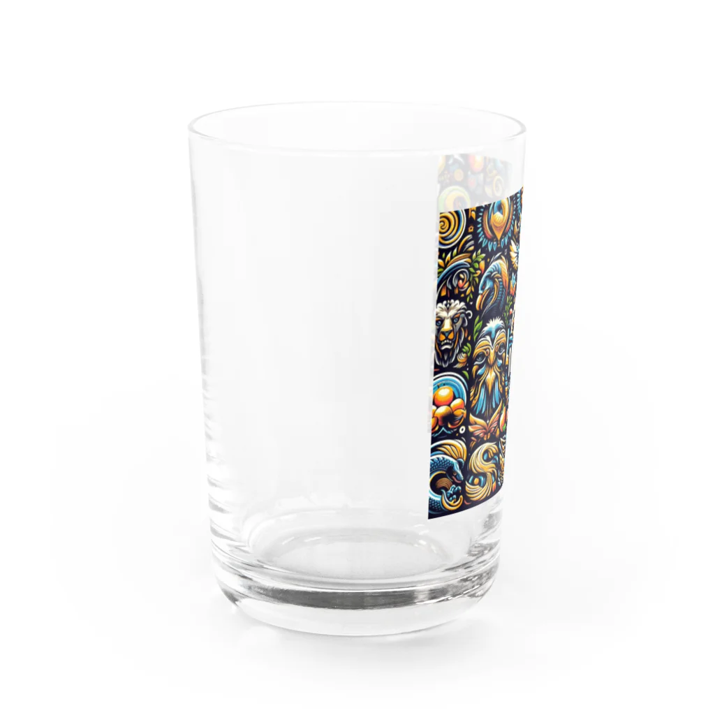 wワンダーワールドwのAggregation SIX Water Glass :left