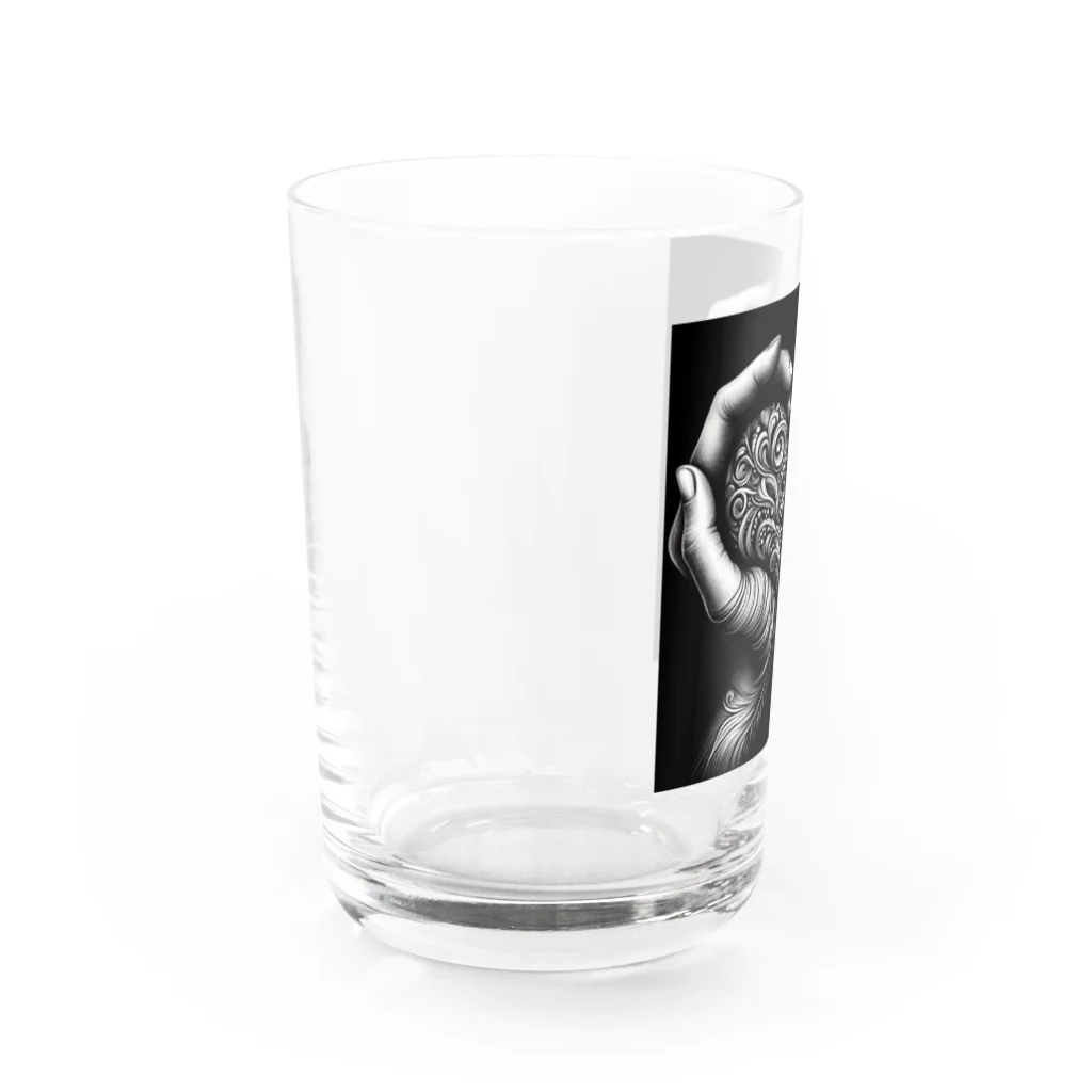 葵花色 mob the Worldの愛をつつむ Water Glass :left