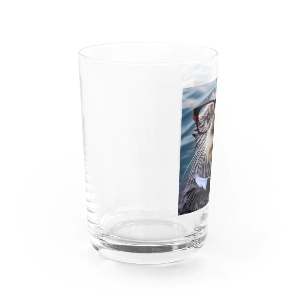 sallysanaの眼鏡フォーマルらっこ Water Glass :left