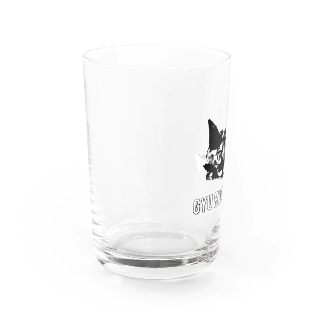 izuU shopのさび猫まさみのぎゅっとハグ Water Glass :left