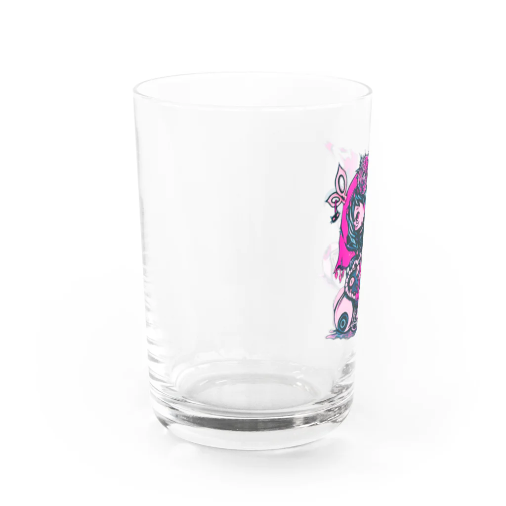 Bitter Sweet Devil's のシザー×ﾋﾟﾝｸ Water Glass :left