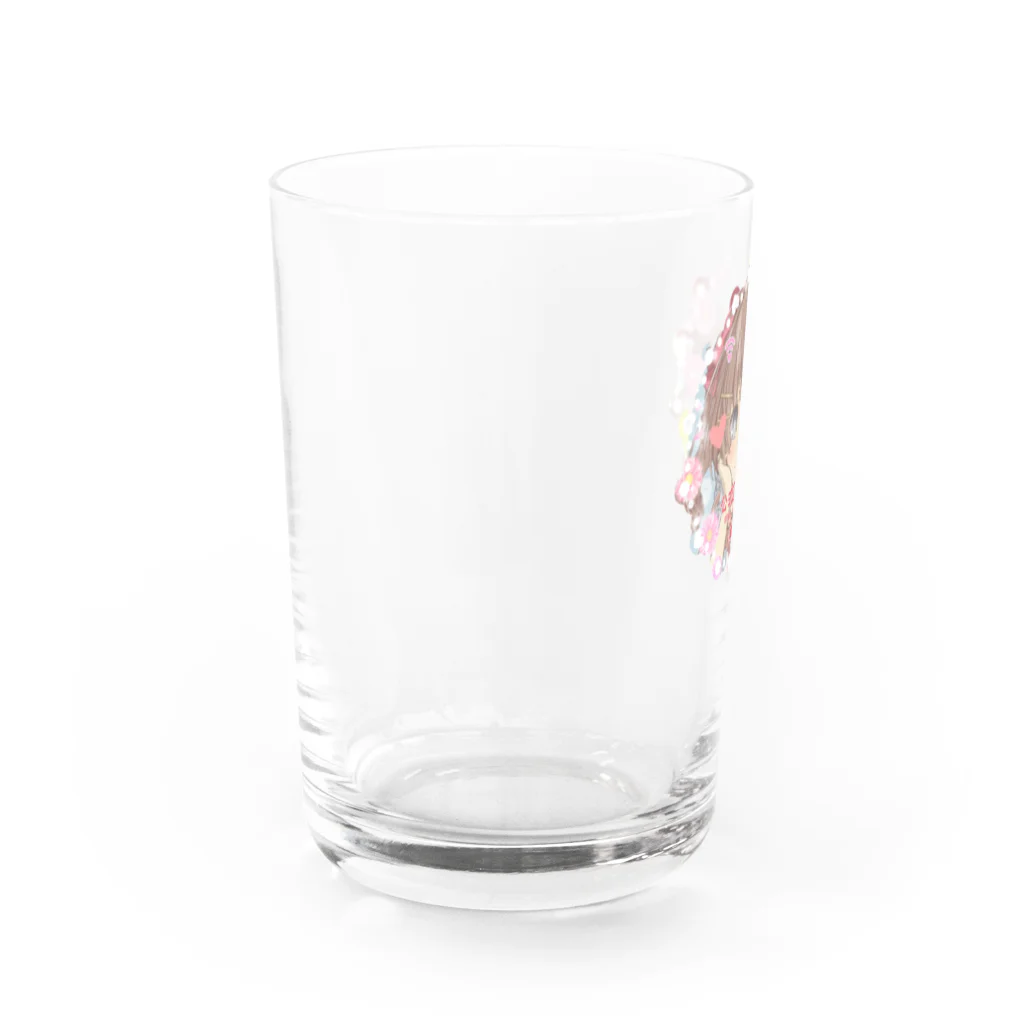 咲羽ぽえむ　本店の咲羽　ひめ( さきは　ひめ ) Water Glass :left