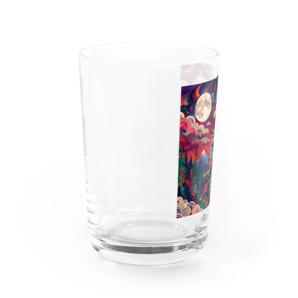 chinita_kakarのミミズクシリーズ４ Water Glass :left