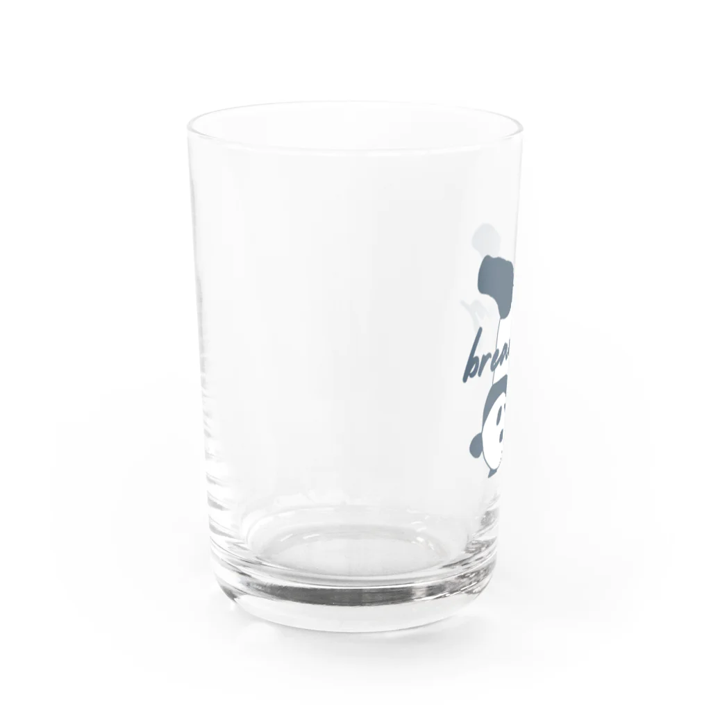 パンダむんのブレイキン Water Glass :left