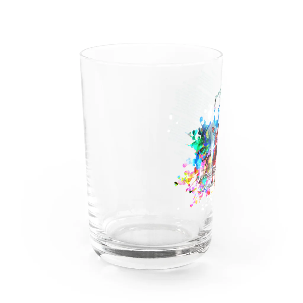 DOTS EMO JUICYの【Vintage Rabbits Collection 02】× Puchi Puchi Water Glass :left