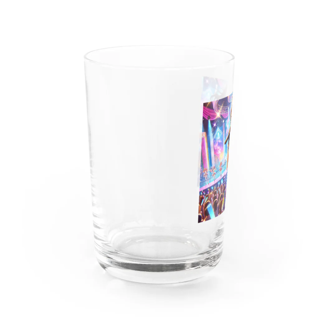 inuneko2004のステージに立つアイドル Water Glass :left