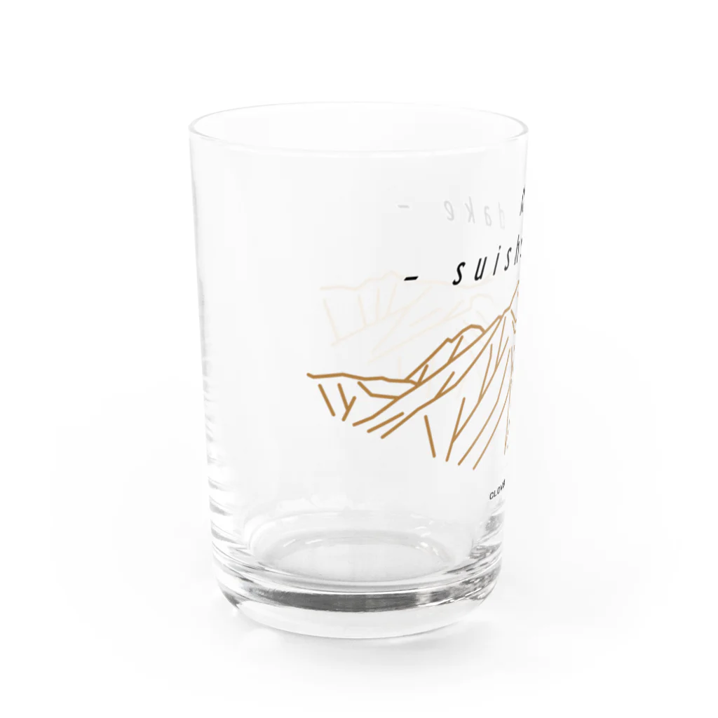 CLOVER🍀EFFECTの水晶岳 Water Glass :left