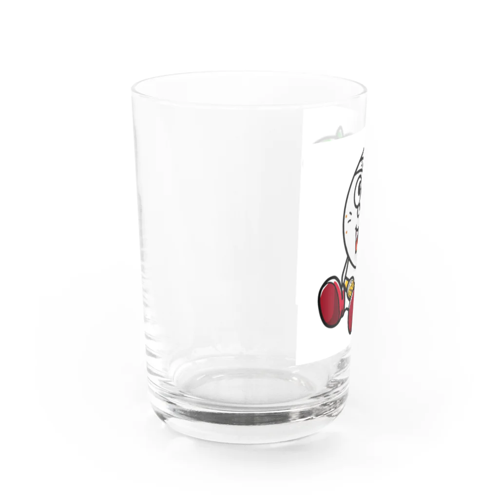 あじまるくんのあじまるくんのみかんジュース専門グラス Water Glass :left