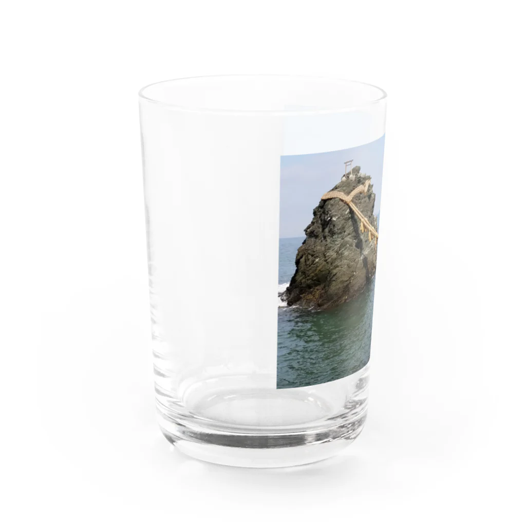 amaterasu358800の夫婦岩 Water Glass :left