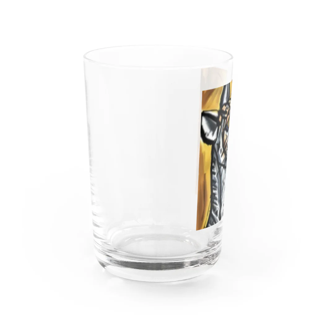 Ppit8の野生の猫 Water Glass :left