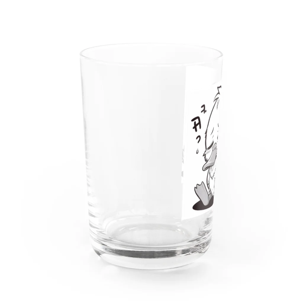 気ままの社長のあひるちゃん Water Glass :left