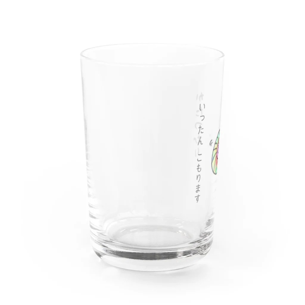 honoeのしんぼるず→かたつむりB Water Glass :left