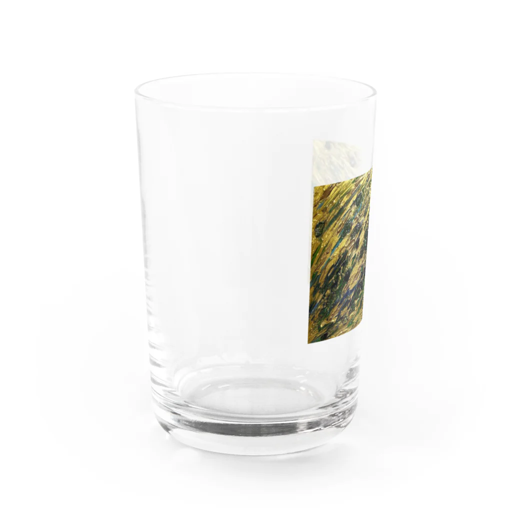 T.A.G テクスチャーアート 立体感 質感 カラフル 色彩 色合い 抽象 アブストラクト パワー エネルギー 波動 絶望 kawaiiのDragon gaze Water Glass :left