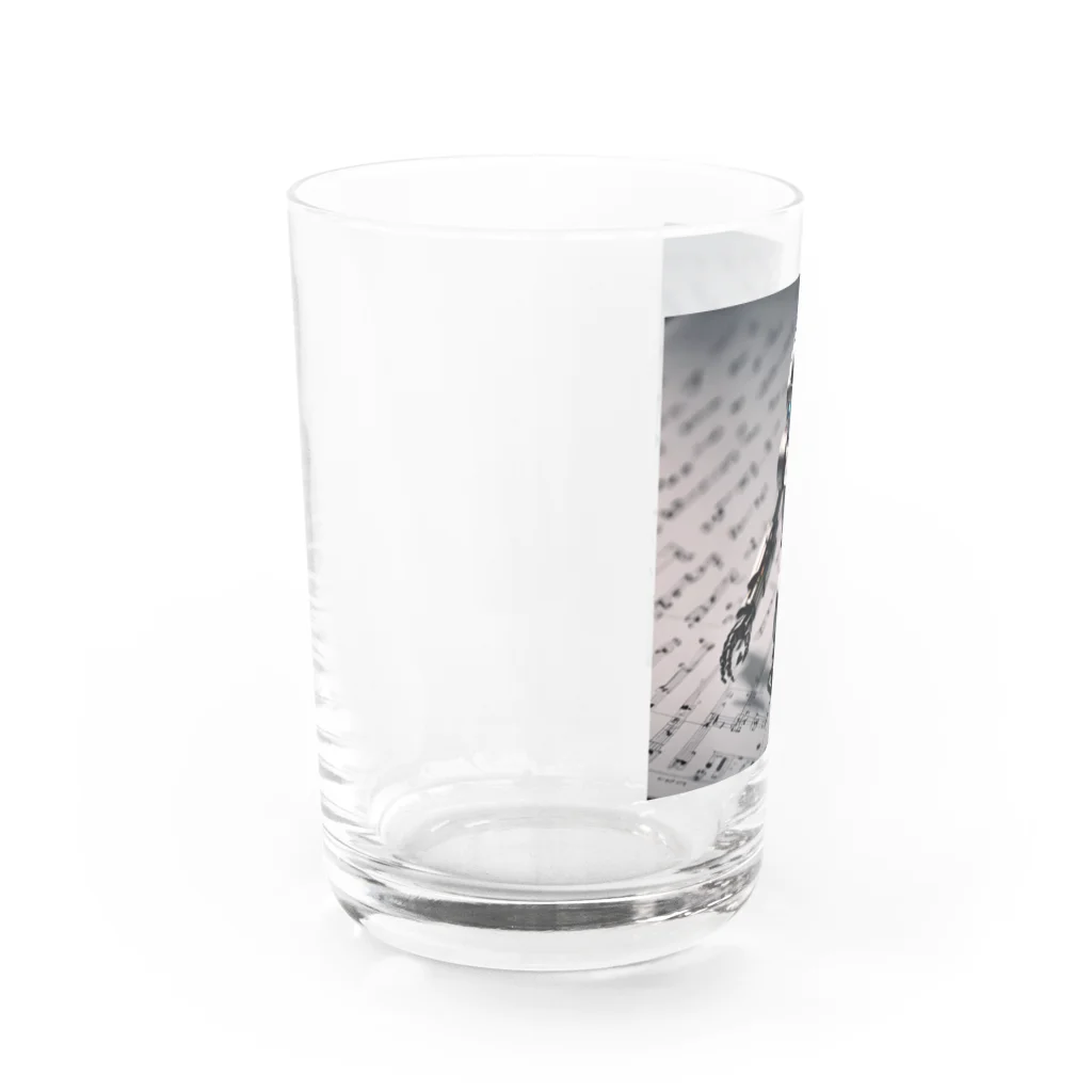 Yuelの作曲ロボット Water Glass :left