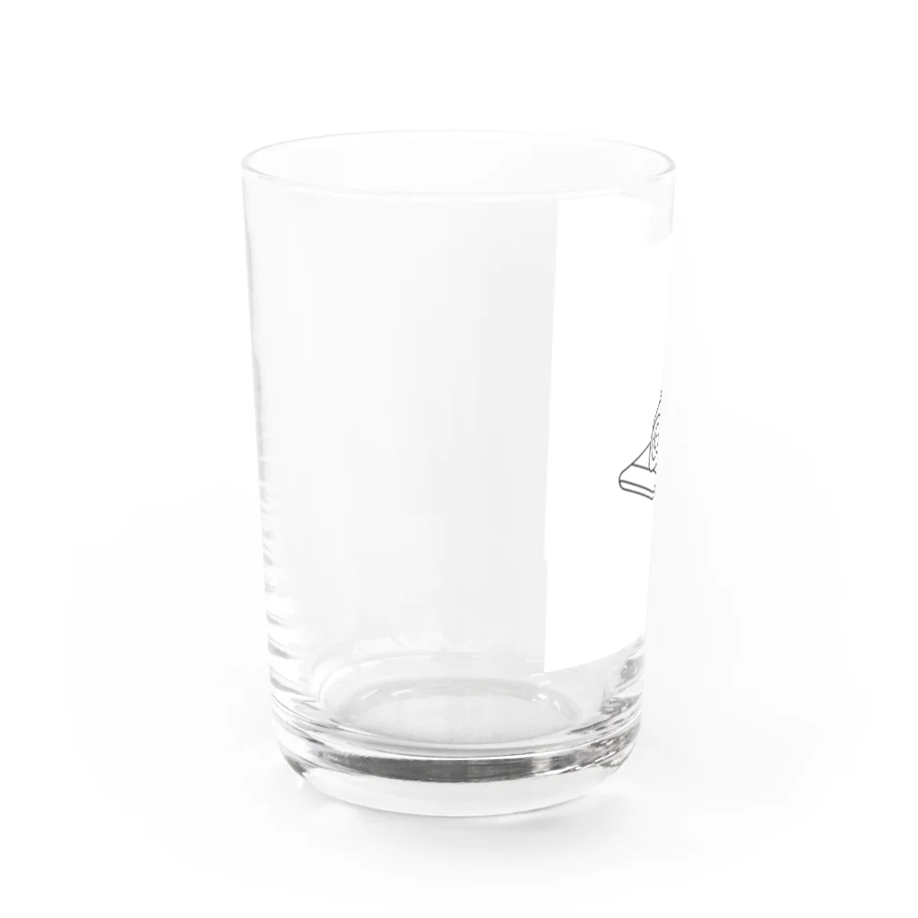 8890のラインアート　寿司 Water Glass :left