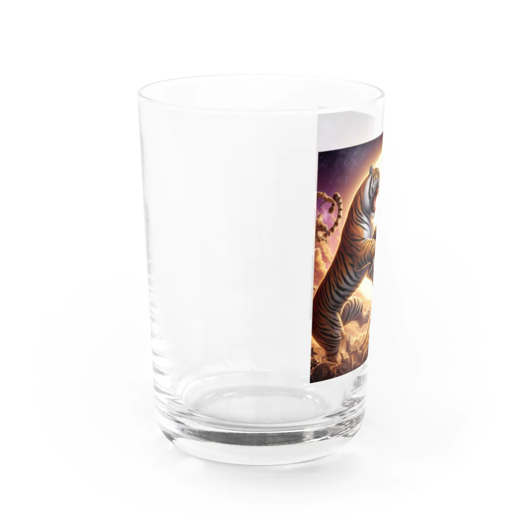 YFCの虎とオスライオンが闘う③ Water Glass :left