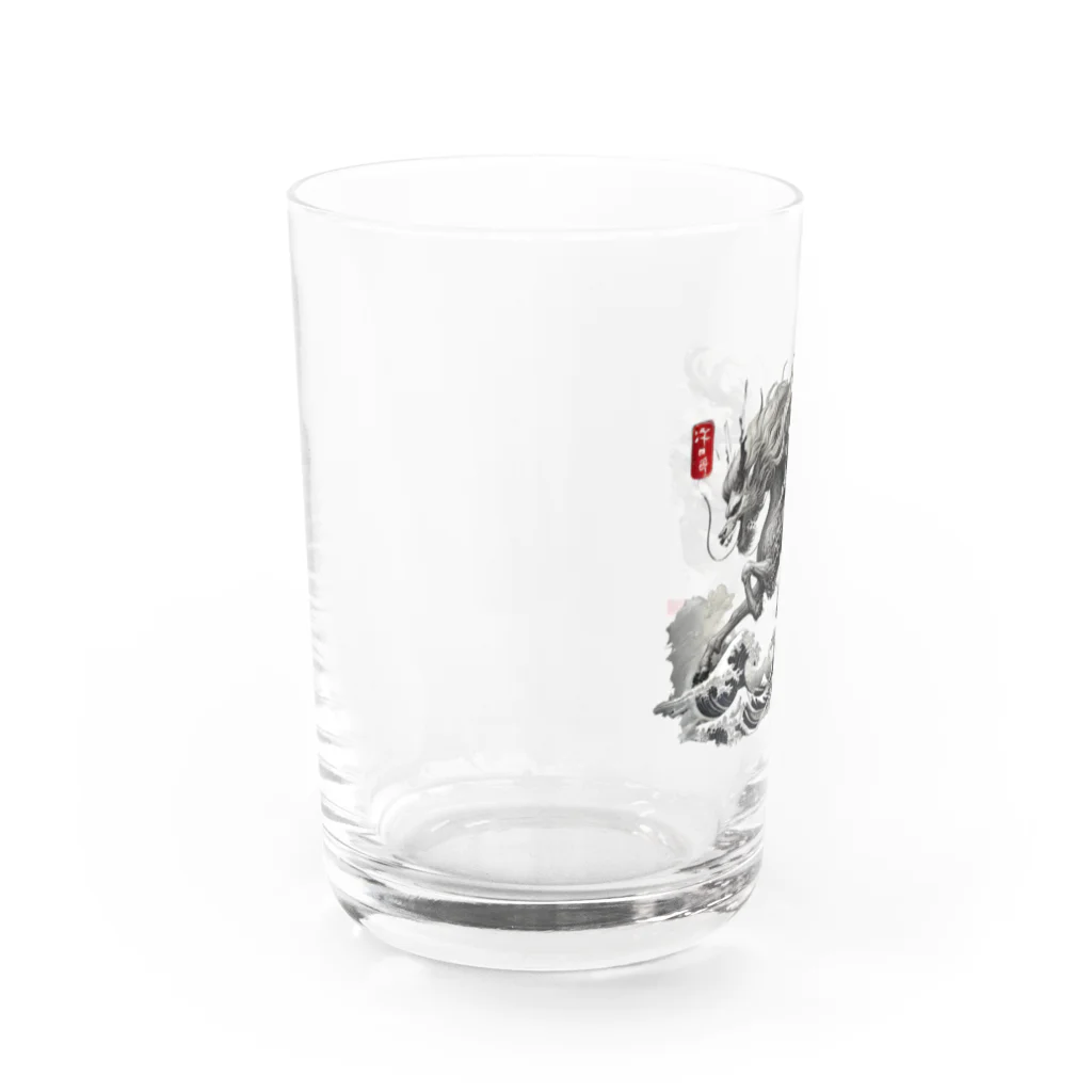 ドラにゃん🐾の麒麟 Water Glass :left