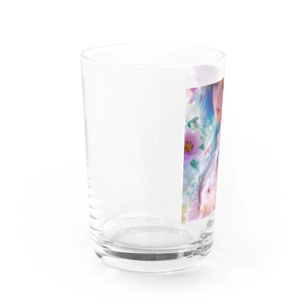 💖宇宙整体♪🌈♪こころからだチャンネル♪💖のHealing comes from the land of dreams. Water Glass :left