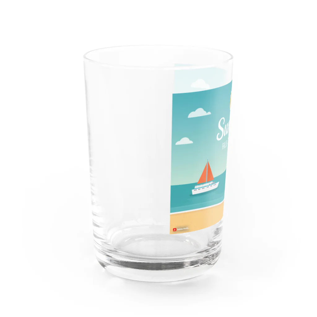 山田綾の夏！Summer！ Water Glass :left