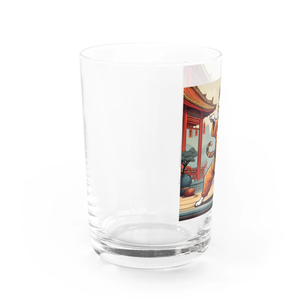 8890のカンフーキャット Water Glass :left