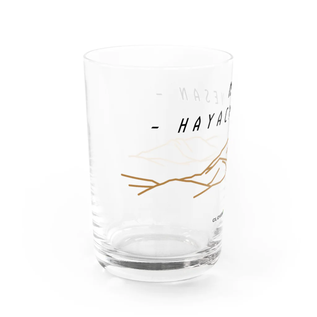 CLOVER🍀EFFECTの早池峰山 Water Glass :left