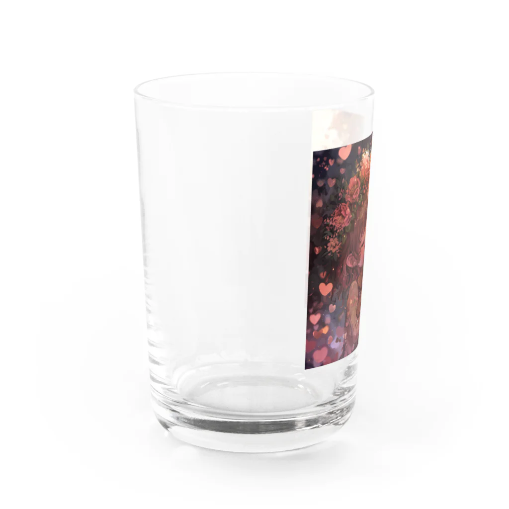 AQUAMETAVERSEの愛犬の愛心温まる愛情　なでしこ1478 Water Glass :left