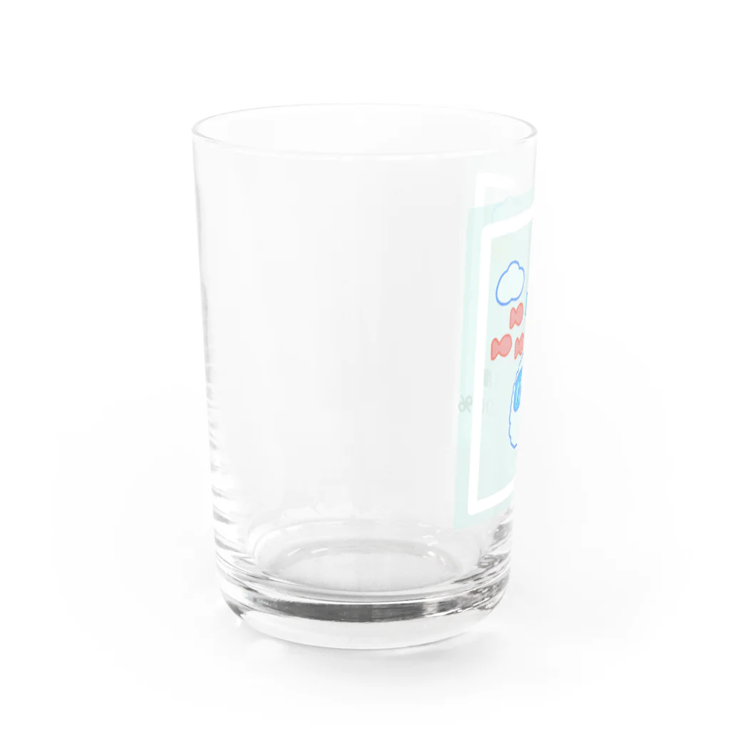 しりとりの湿度100％ Water Glass :left