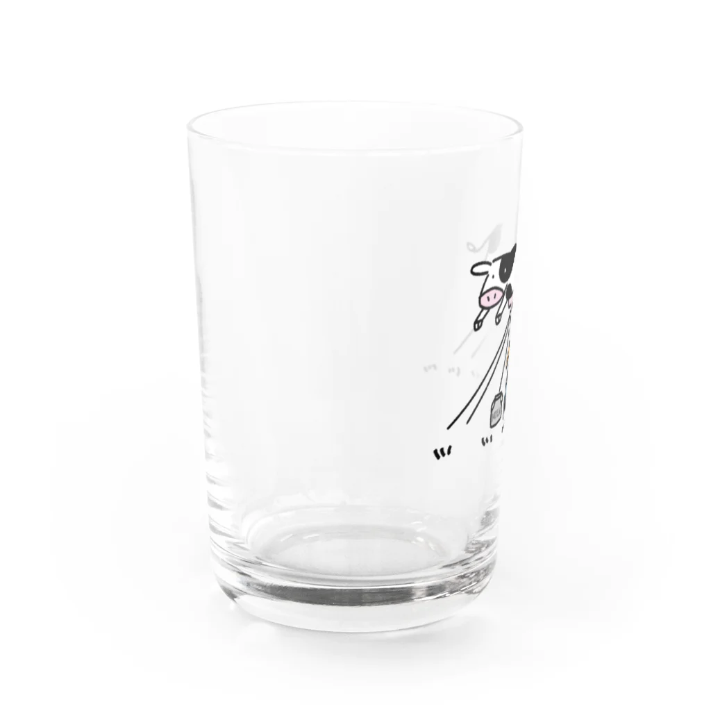 あんどーふの牛の逆襲 Water Glass :left