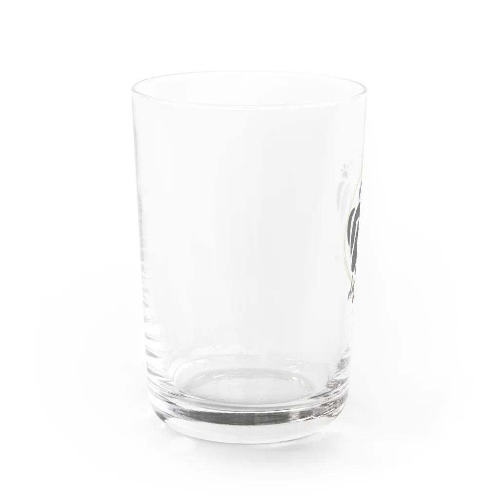 3dog_mamanのブルちゃん Water Glass :left