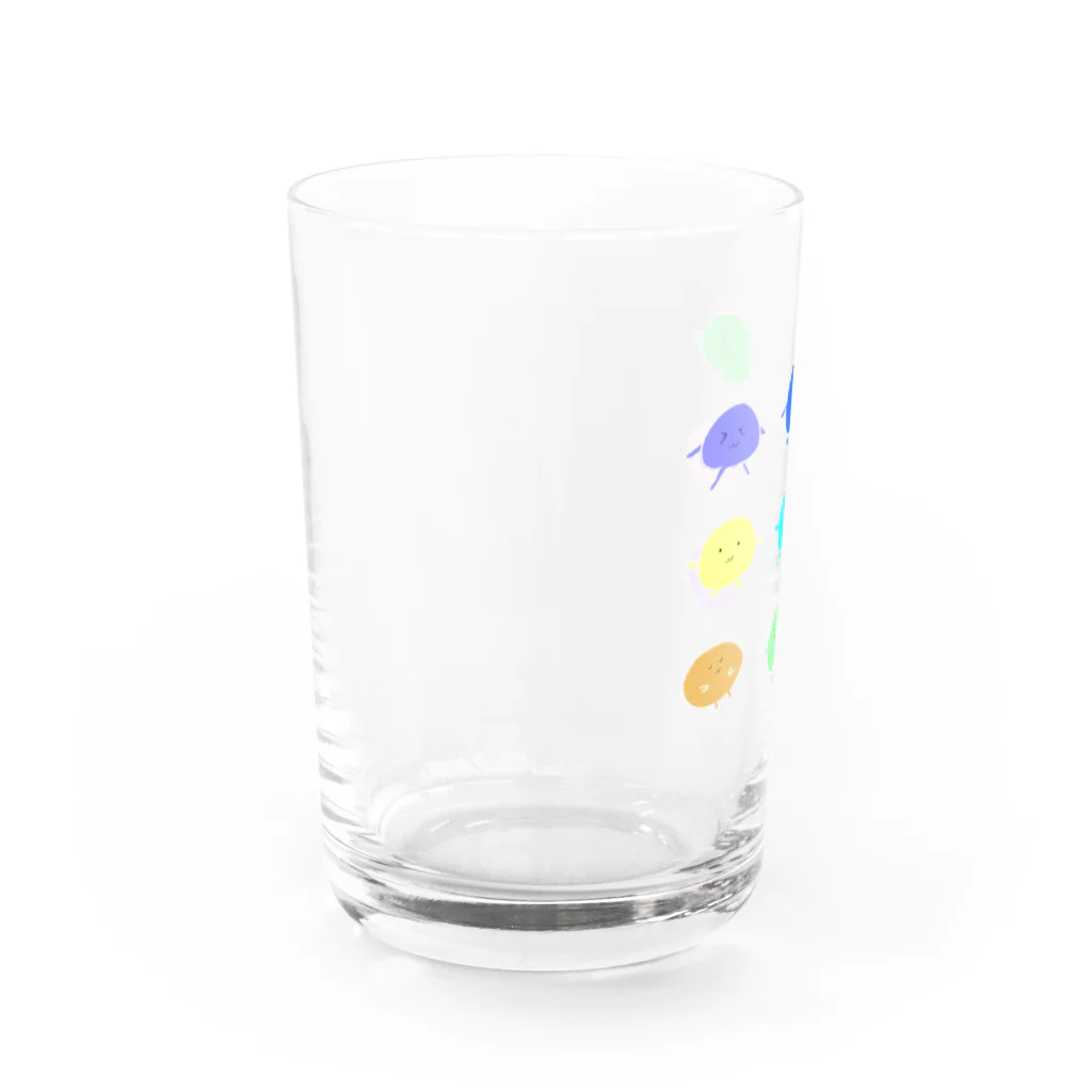 P_aquaのグミちゅ～ Water Glass :left