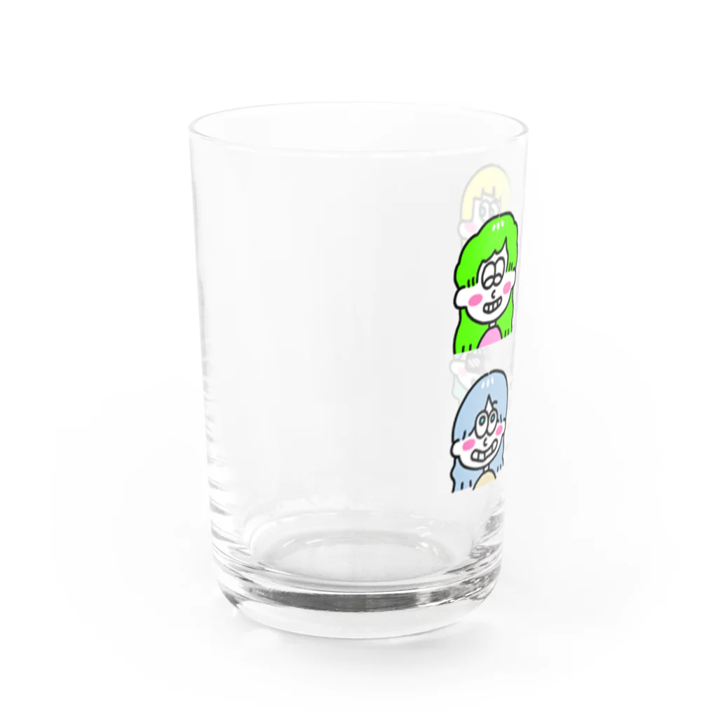 ★Mayamaya★の★ポップな女の子の笑顔★① Water Glass :left